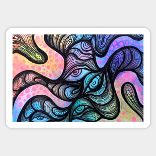 Trippy Eyes Sticker